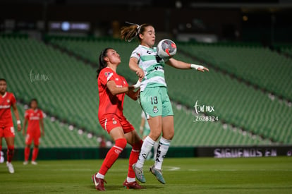 Luisa De Alba, Natalia Colin | Santos vs Toluca  femenil