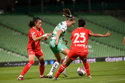 Luisa De Alba, Natalia Colin | Santos vs Toluca  femenil