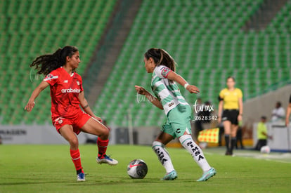 Patricia Jardón, Alexxandra Ramírez | Santos vs Toluca  femenil