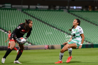 Michel Ruiz, Miriam Aguirre | Santos vs Toluca  femenil