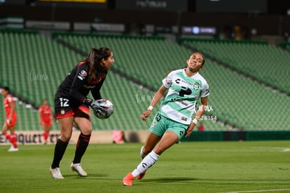 Michel Ruiz, Miriam Aguirre | Santos vs Toluca  femenil