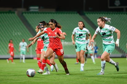 Luisa De Alba, Jazmín López | Santos vs Toluca  femenil