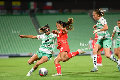 Lia Romero, Jazmín López | Santos vs Toluca  femenil