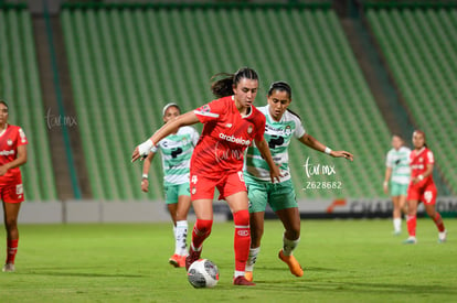 Brenda León, Natalia Colin | Santos vs Toluca  femenil