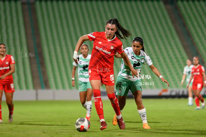 Brenda León, Natalia Colin | Santos vs Toluca  femenil