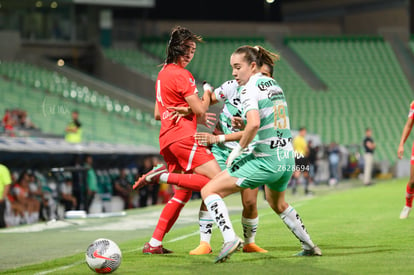 Luisa De Alba, Natalia Colin | Santos vs Toluca  femenil