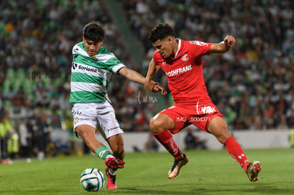 Maximiliano Araújo, Diego Medina | Santos vs Toluca J7 C2023 Liga MX