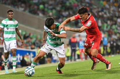 Maximiliano Araújo, Diego Medina | Santos vs Toluca J7 C2023 Liga MX