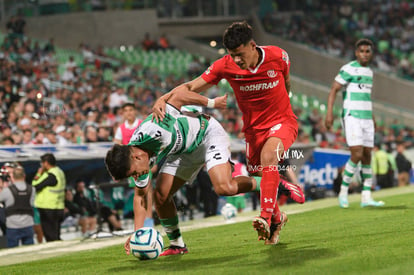 Maximiliano Araújo, Diego Medina | Santos vs Toluca J7 C2023 Liga MX