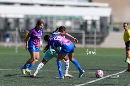 Anamía Fuentes, Yolanda Lira, Itsi Prado | Santos Laguna vs Rayadas del Monterrey femenil sub19