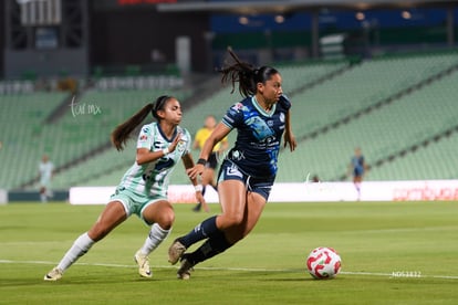 Michel Ruiz, Dulce Martínez | Santos Laguna vs Puebla femenil