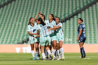 celebran gol | Santos Laguna vs Puebla femenil