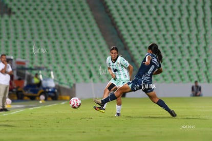 Liliana Fernández, Judith Félix | Santos Laguna vs Puebla femenil