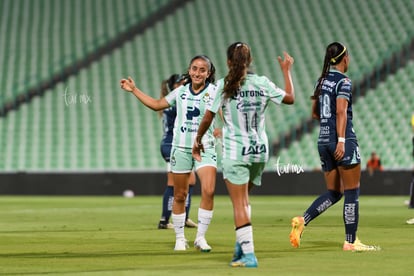 Doménica Rodríguez, Kimberli Gómez | Santos Laguna vs Puebla femenil