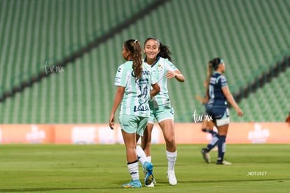 Doménica Rodríguez, Kimberli Gómez | Santos Laguna vs Puebla femenil