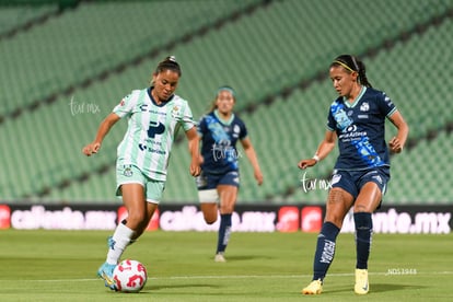 Kimberli Gómez, Barbara Murillo | Santos Laguna vs Puebla femenil