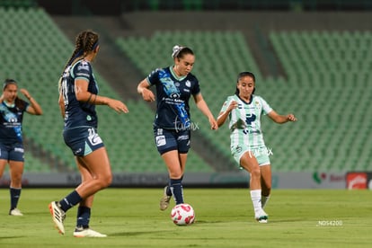 Doménica Rodríguez, Luisa De Alba | Santos Laguna vs Puebla femenil