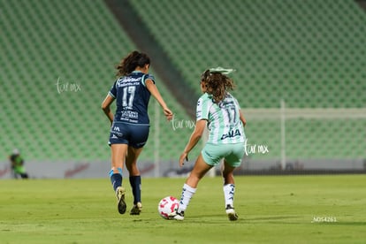 Ahtziri Méndez, Marianne Martínez | Santos Laguna vs Puebla femenil