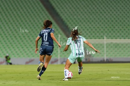 Ahtziri Méndez, Marianne Martínez | Santos Laguna vs Puebla femenil