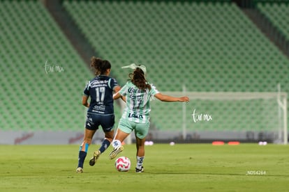 Ahtziri Méndez, Marianne Martínez | Santos Laguna vs Puebla femenil