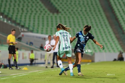 Kimberli Gómez, Ahtziri Méndez | Santos Laguna vs Puebla femenil