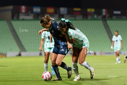 Mayte Valle, Luisa De Alba | Santos Laguna vs Puebla femenil