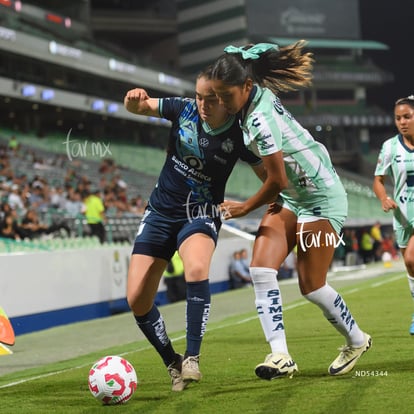 Mayte Valle, Luisa De Alba | Santos Laguna vs Puebla femenil