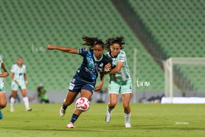 Doménica Rodríguez, Jaqueline González | Santos Laguna vs Puebla femenil