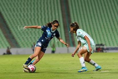 Kimberli Gómez, Ahtziri Méndez | Santos Laguna vs Puebla femenil