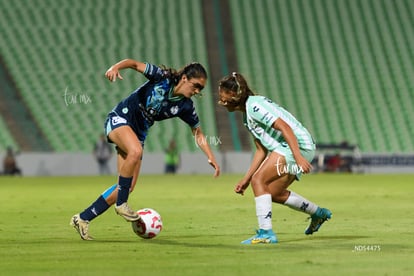 Kimberli Gómez, Ahtziri Méndez | Santos Laguna vs Puebla femenil