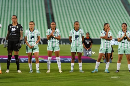 Kimberli Gómez, Diana Anguiano, Gabriela Herrera, Judith Fél | Santos Laguna vs Querétaro femenil