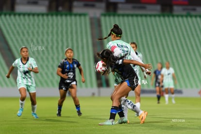 Victoria Ceceña, María Peraza | Santos Laguna vs Querétaro femenil