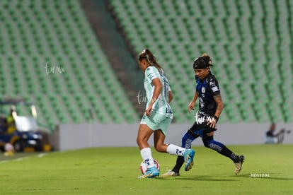 Kimberli Gómez, Fátima Delgado | Santos Laguna vs Querétaro femenil