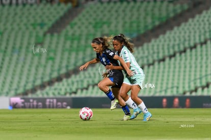 Kimberli Gómez, Solange Lemos | Santos Laguna vs Querétaro femenil