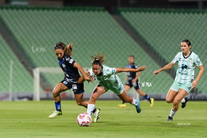 Kimberli Gómez, Solange Lemos | Santos Laguna vs Querétaro femenil