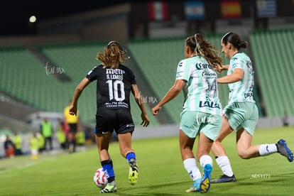 Kimberli Gómez, María Cuadrado, Solange Lemos | Santos Laguna vs Querétaro femenil