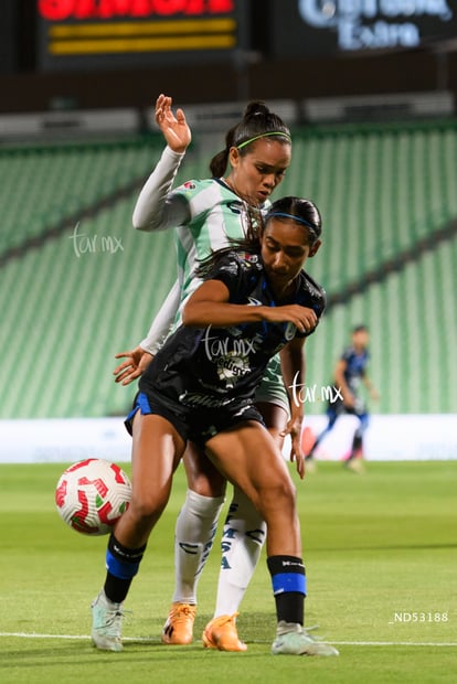 Victoria Ceceña, María Peraza | Santos Laguna vs Querétaro femenil