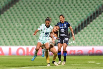 Kimberli Gómez, Claudia Lozoya | Santos Laguna vs Querétaro femenil