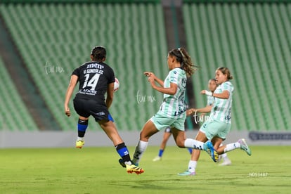 Kimberli Gómez, Vanessa González | Santos Laguna vs Querétaro femenil