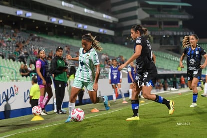 Kimberli Gómez, Vanessa González | Santos Laguna vs Querétaro femenil