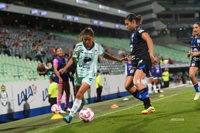 Kimberli Gómez, Vanessa González | Santos Laguna vs Querétaro femenil