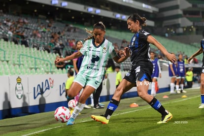 Kimberli Gómez, Vanessa González | Santos Laguna vs Querétaro femenil