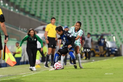 Michel Ruiz, Dulce Alvarado | Santos Laguna vs Querétaro femenil