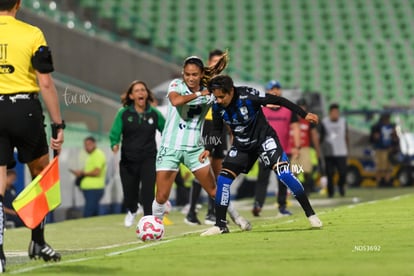 Michel Ruiz, Dulce Alvarado | Santos Laguna vs Querétaro femenil