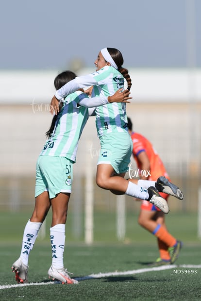 gol, Evelyn Ramírez, Britany Hernández | Santos Mazatlán femenil sub 19