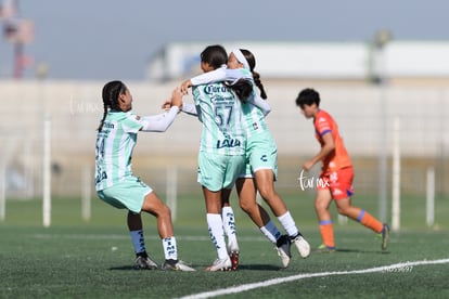 gol, Mereli Zapata, Britany Hernández, Evelyn Ramírez | Santos Mazatlán femenil sub 19