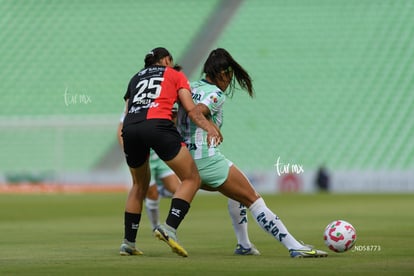 Daniela Meza, María Peraza | Santos vs Atlas femenil