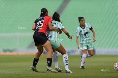 Daniela Meza, María Peraza | Santos vs Atlas femenil