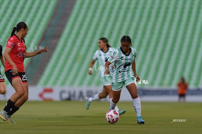 Kimberli Gómez, Daniela Meza | Santos vs Atlas femenil