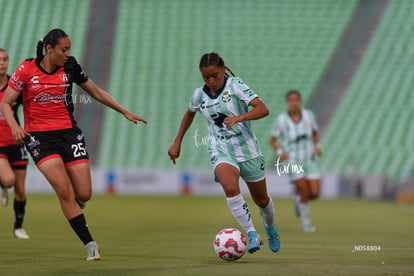 Kimberli Gómez, Daniela Meza | Santos vs Atlas femenil